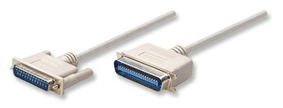 Cable Manhattan para Impresora DB25-M Cen36-M 1.8m Color Blanco