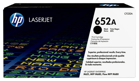 HP 652A BLACK ORIGINAL LASERJET TONER 11500 PAGS