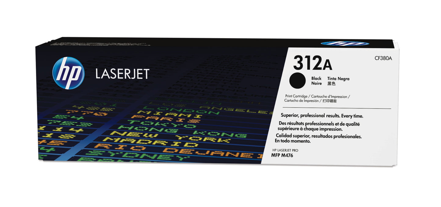 HP 312A BLACK LASERJET TONER CARTRIDGE CF380A