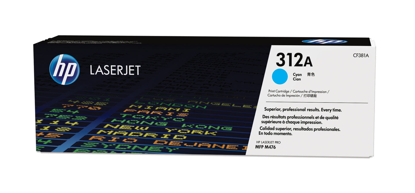 HP 312A CYAN LASERJET TONER CARTRIDGE