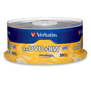 DVD+RW Verbatim 4.7GB 4X C/30