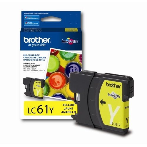 Tinta Brother LC61Y Rendimiento 325 Páginas Color Amarillo