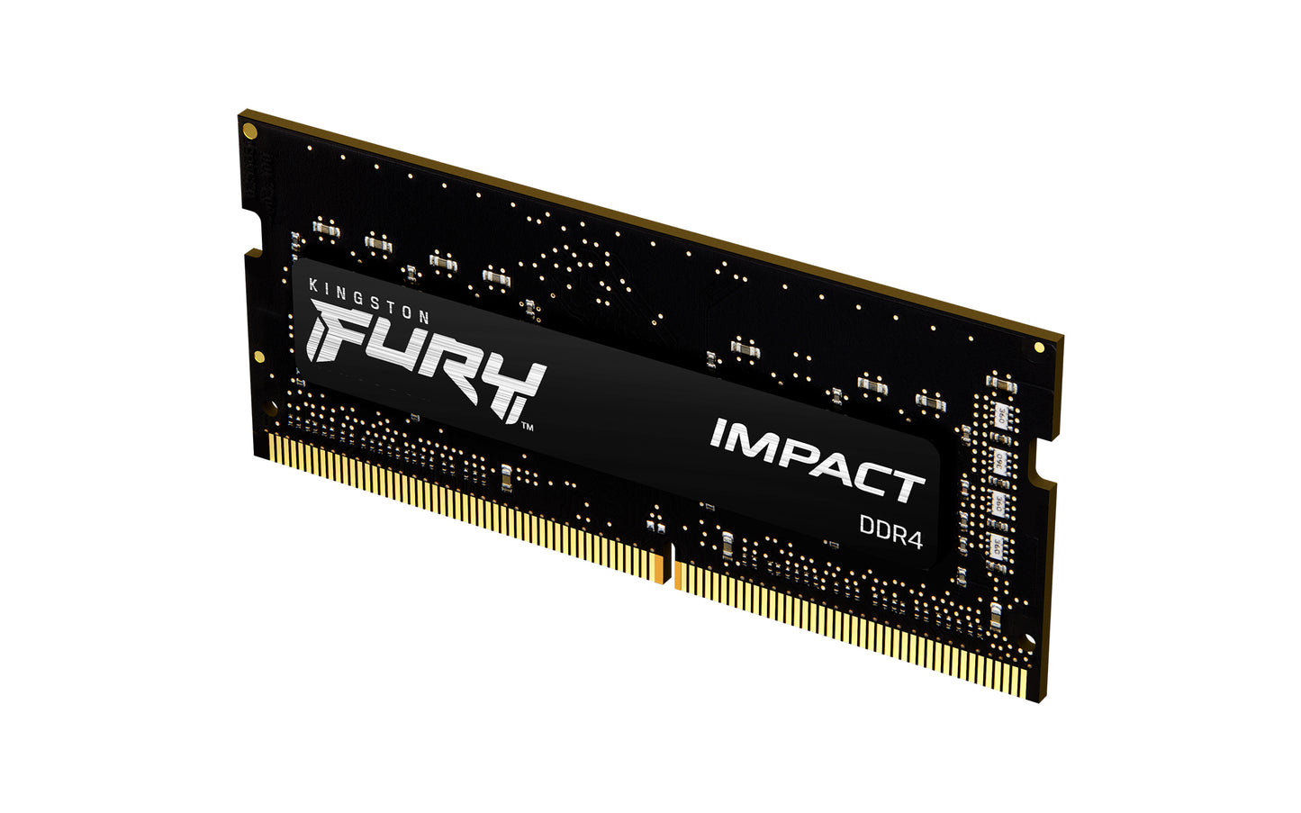 Memoria Ram Kingston FURY Impact 8GB 3200MHz DDR4 CL SODIMM Color Negro