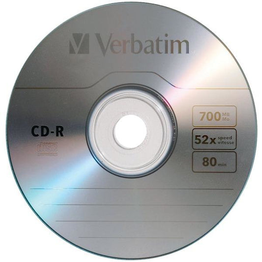 Disco VERBATIM CD-R  700MB 80min 52X C/10