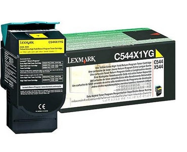 Tóner Lexmark C544N Alto Rendimiento Retornable Color Amarillo