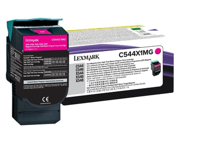 Tóner Lexmark C544N Alto Rendimiento Retornable Color Magenta