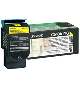 TONER LEXMARK AMARILLO RETURN C540/43/44 X543/544