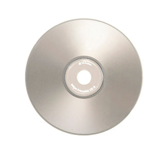 Disco VERBATIM CD-R 52X 80MIN 700MB Imprimible Plata C/50