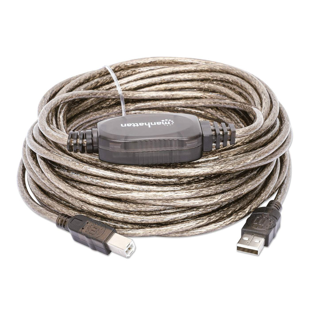 CABLE USB A-B 11.0M EXTENSION ACTIVA IMPRESORA PLATA