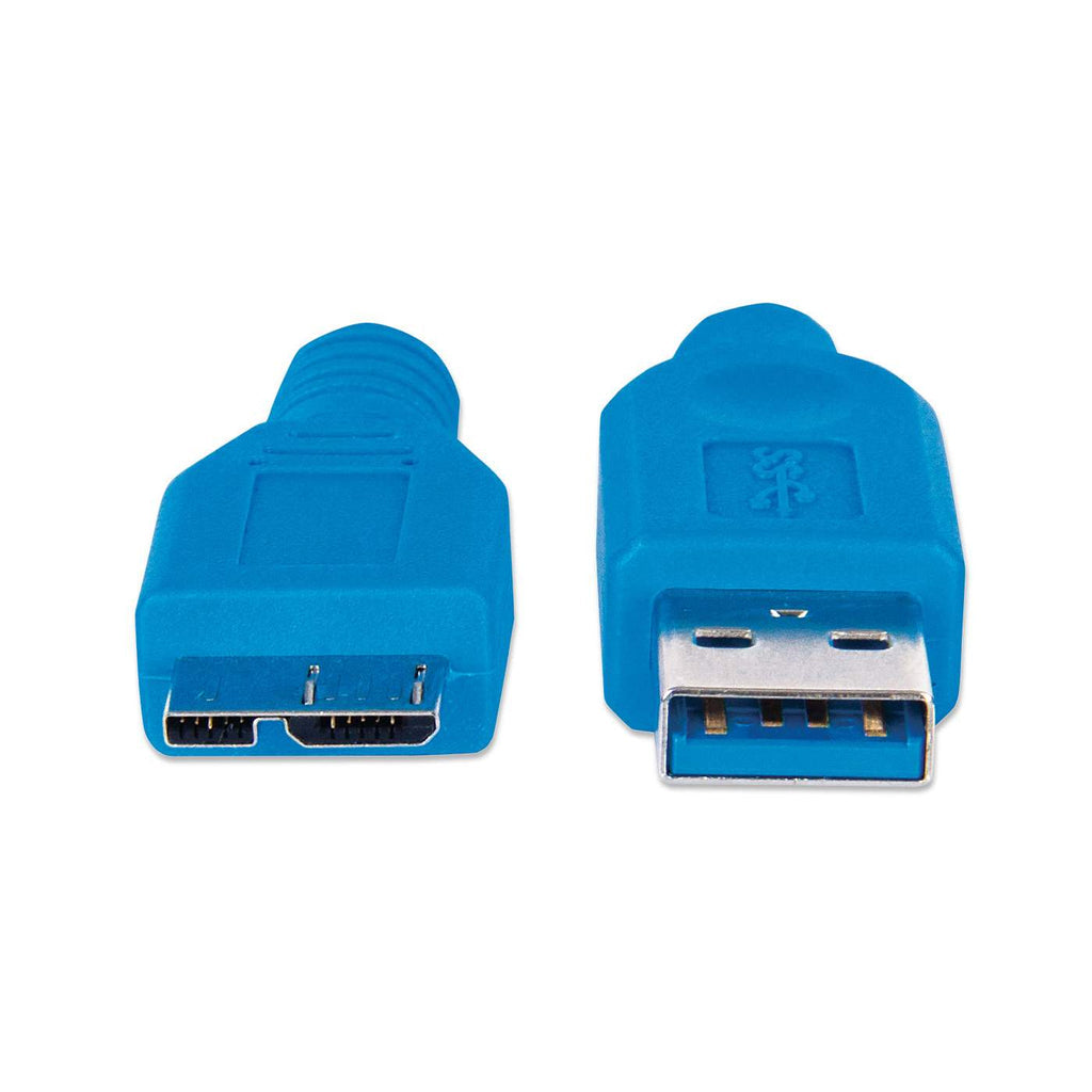 CABLE USB V3.0 A-MICRO B 2.0M AZUL