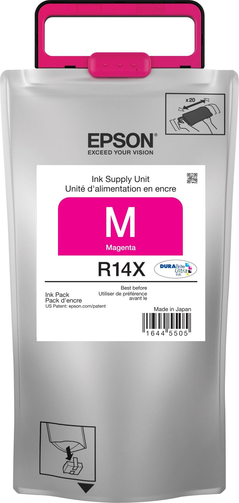 Tinta Epson R14X Alta Capacidad WF-R5690 Color Magenta