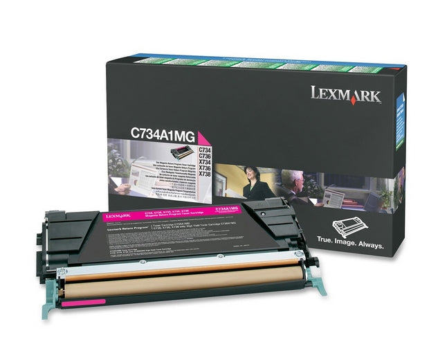 TONER LEXMARK MAGENTA 6K RETURN PROG