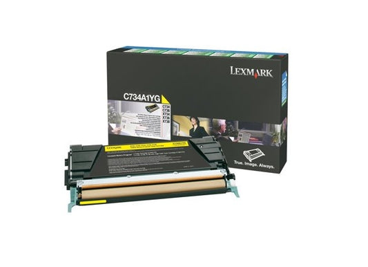 TONER LEXMARK AMARILLO 6K RETURN PROG