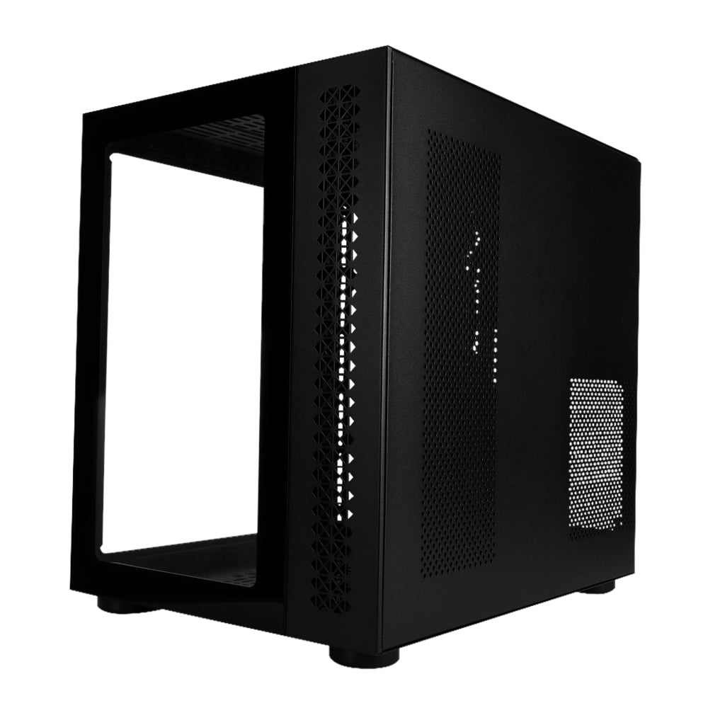 Gabinete Vorago Game Factor CSG700 ATX FishTank Doble Cristal USB 2.0/USB 3.0/Audio 3.5 mm/Micrófono Negro