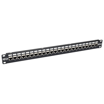 PANEL CONEXIONES ALIMENTACION CAT6A RJ45 STP 24 PUERTOS 1U RACK