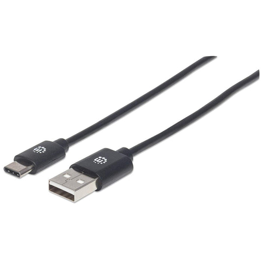 CABLE USB-C V2.0 C-A 2.0M NEGRO 480MBPS