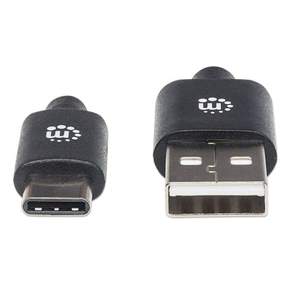 CABLE USB-C V2.0 C-A 2.0M NEGRO 480MBPS