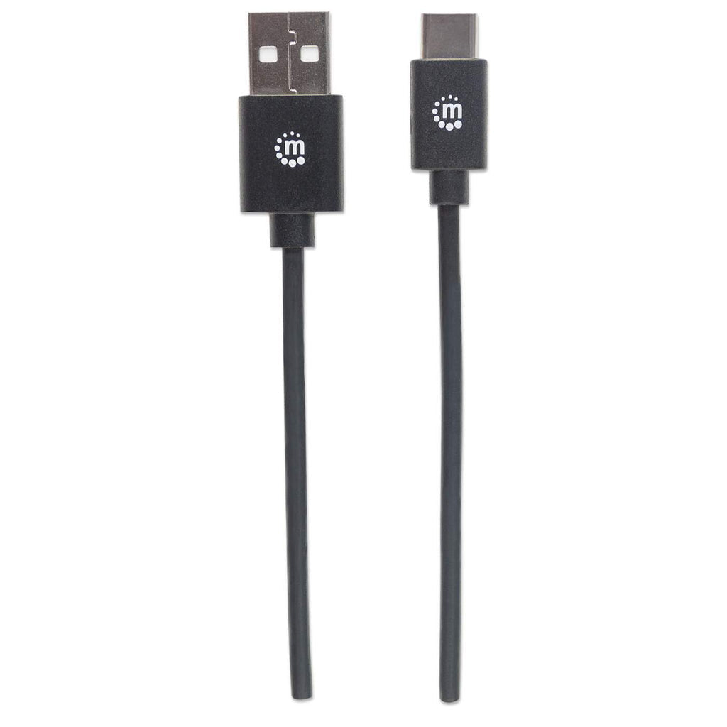 CABLE USB-C V2.0 C-A 2.0M NEGRO 480MBPS