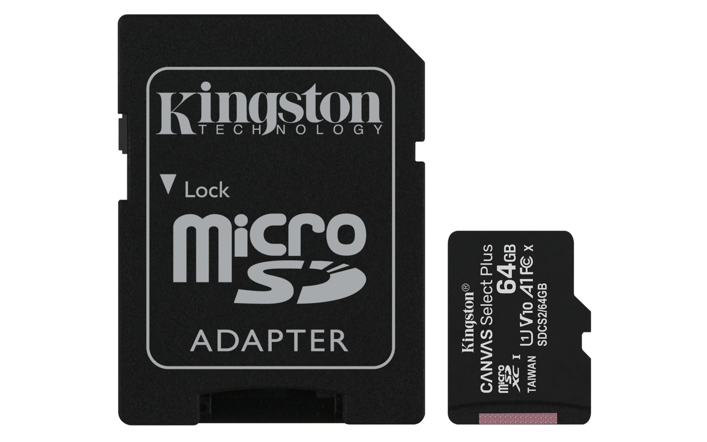 MICRO SDXC MEMORIA KINGSTON 64GB CANVAS SELECT PLUS 100R A1 C10