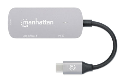 Docking Manhattan USB-C  3 Ptos HDMI 4K 60Hz USB-C