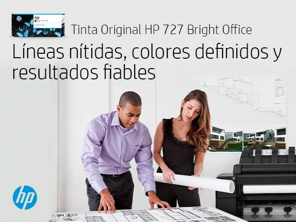 HP 727 NEGRO FOTO 300ML TINTA AMPLIO FORMATO F9J79A