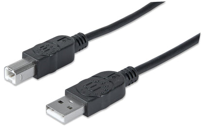 Cable Manhattan USB V2.0 A-B  0.9M Negro