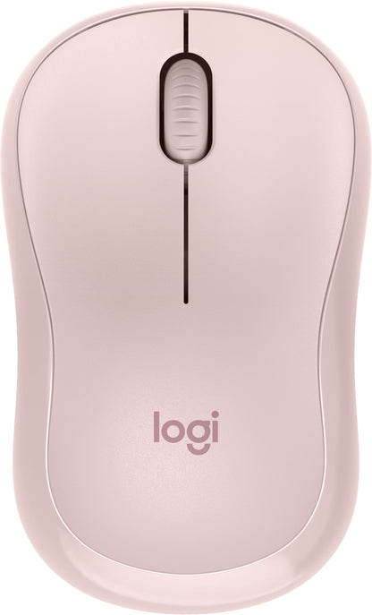 Mouse Logitech M240 Óptico Inalámbrico Click Silencioso Bluetooth USB 100dpi Color Rosa