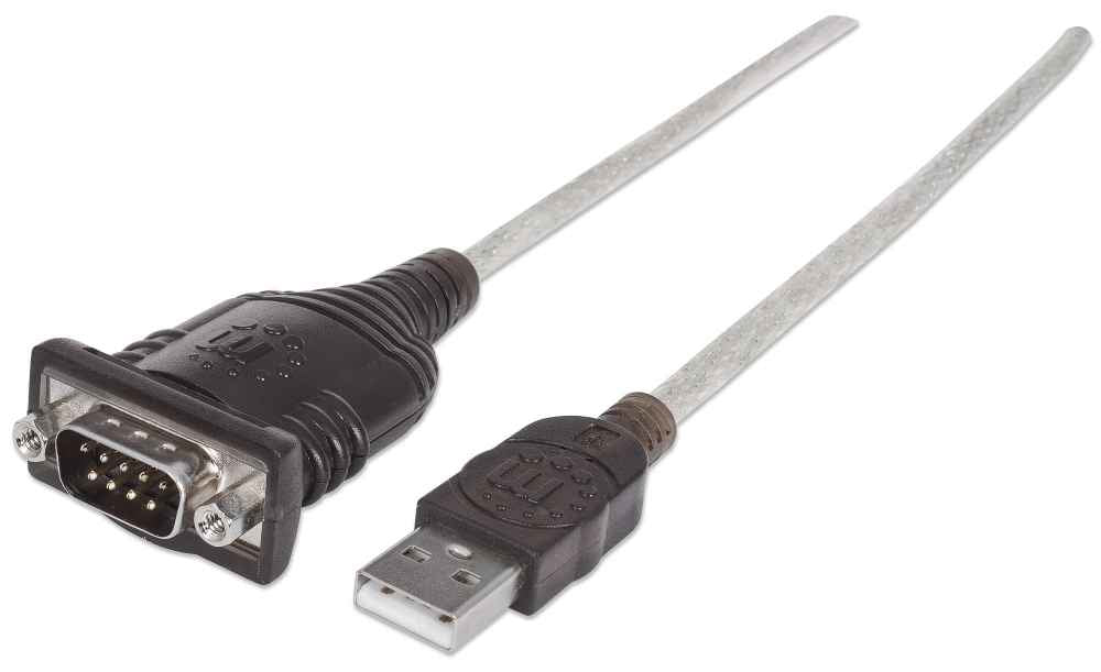 CONVERTIDOR USB A SERIAL DB9M 1.8 M 115 KBPS