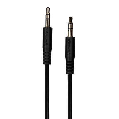 CABLE AUXILIAR AUDIO VORAGO CAB-A01B 3.5MM A 3.5 MM NEGRO