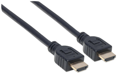 Cable Manhattan HDMI Alta Velocidad con Ethernet Blindado 2m Color Negro