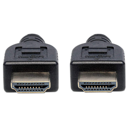 Cable Manhattan HDMI Alta Velocidad con Ethernet HDMI M-M 3m Color Negro