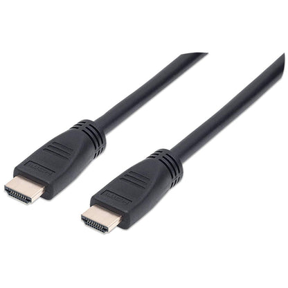 Cable Manhattan HDMI M-M Alta Velocidad Ethernet 8m Color Negro