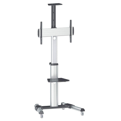 Soporte TV Manhattan 37" a 86" de Piso Tipo Carro Planas 50 Kg