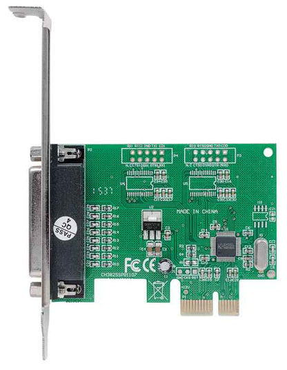 TARJETA PCI EXPRESS PARALELO DB25 1 PUERTO BRACKET LARGO CORTO