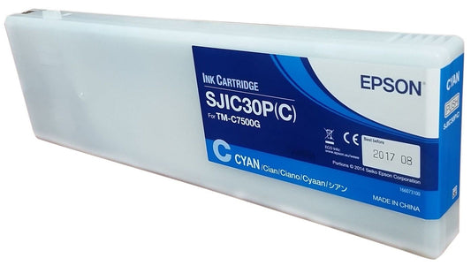 EPSON CW CARTUCHO TINTA CYAN PARA TM-C7500GE /C7500 G