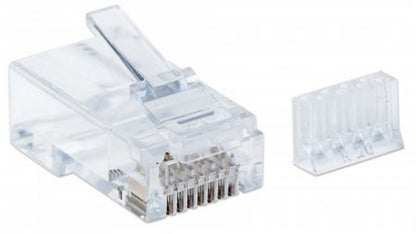 PLUG MODULAR RJ45 UTP CAT6 MULTIFILAR 90PZS CONTACTO CHAPA ORO