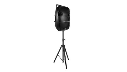 BAFLE VORAGO KSP-500 NEGRO 15IN BT 2 MICROFONOS RECARGABLE C/TRIPI