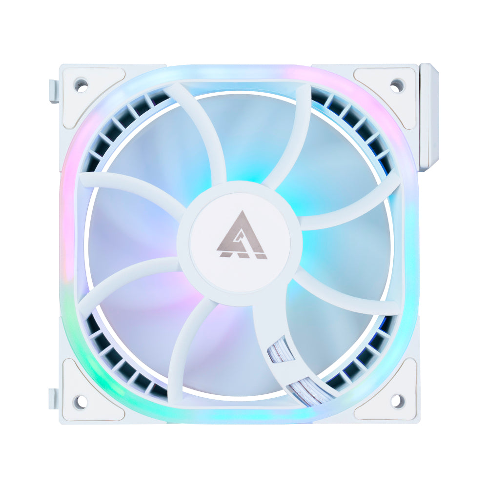 VENTILADOR VORAGO MODULAR GAME FACTOR FG500 120MM 58 CFM 1900 RPM RGB COMPATIBLE CON FKG500 BLANCO