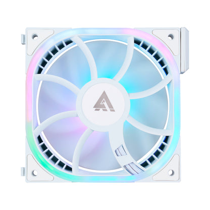 VENTILADOR VORAGO MODULAR GAME FACTOR FG500 120MM 58 CFM 1900 RPM RGB COMPATIBLE CON FKG500 BLANCO