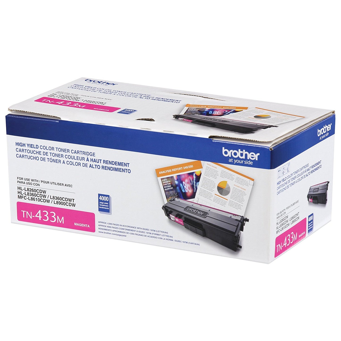 TONER MAGENTA RENDIMIENTO 4000 PAGINAS