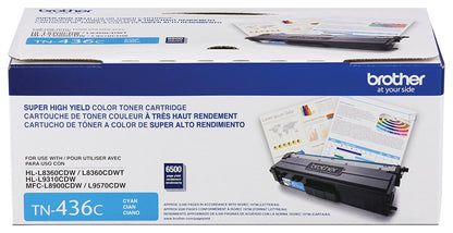 Toner Brother Valor Alto Rendimiento 6500 Paginas para HLL9310CDW/MFCL8900CDW Color Cian