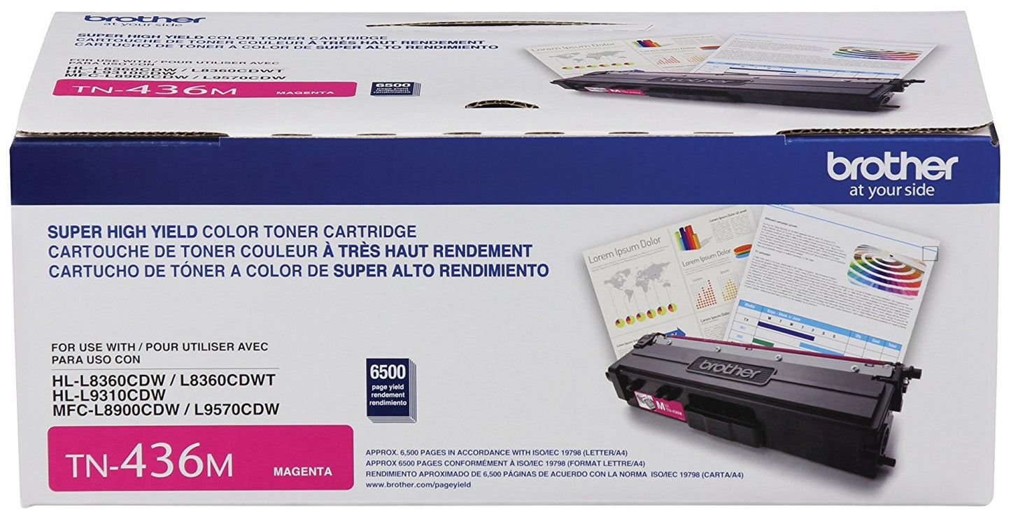 Toner Brother Valor Alto Rendimiento 6500 Paginas para HLL9310CDW/MFCL8900CDW Color Magenta