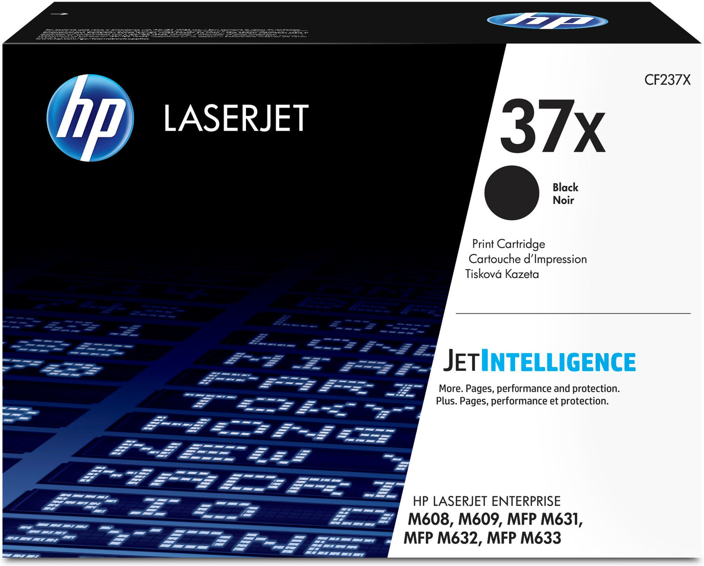 HP 37X BLACK LASERJET TONER CARTRIDGE CF237X