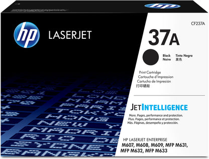 HP 37A BLACK LASERJET TONER CARTRIDGE CF237A