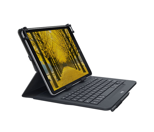 Logitech Universal Folio QWERTY Internacional de EE.UU. Bluetooth Negro