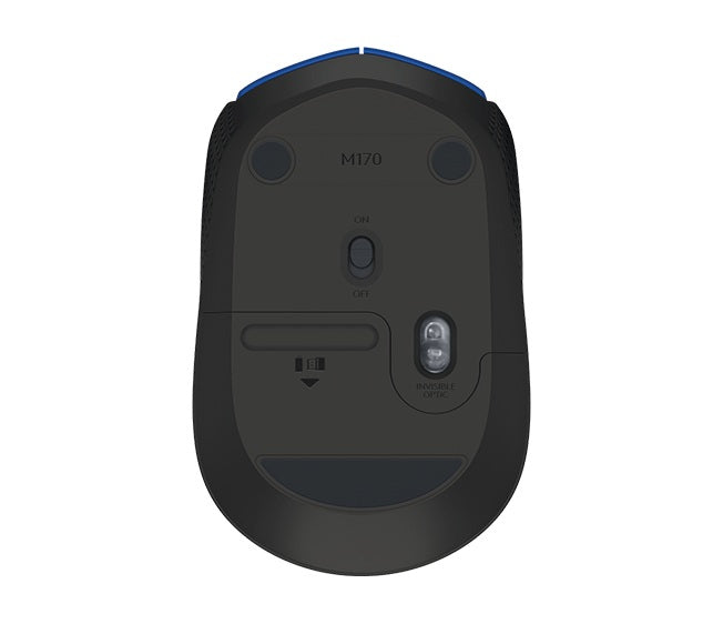 Mouse Logitech M170 Inalámbrico Plug and Play USB Color Azul