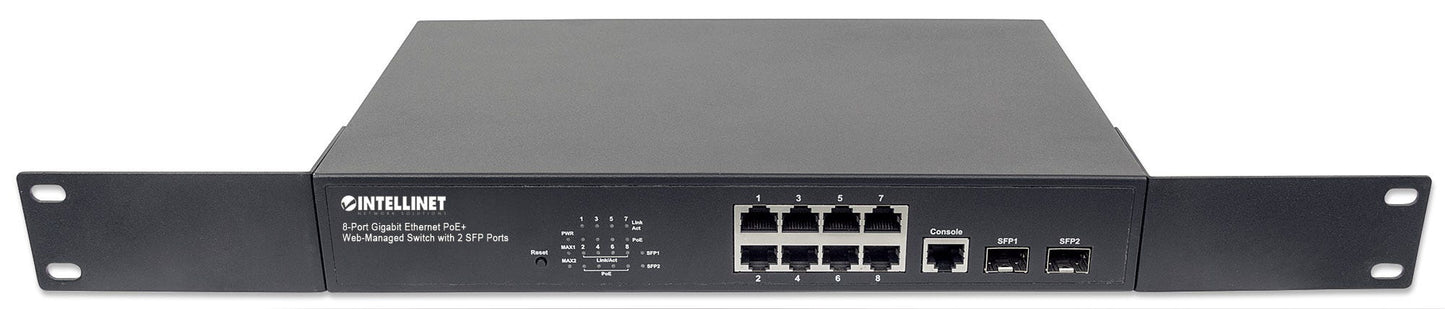 PoE Switch Intellinet WebAdmin GB  8 ptos 30W pto 14