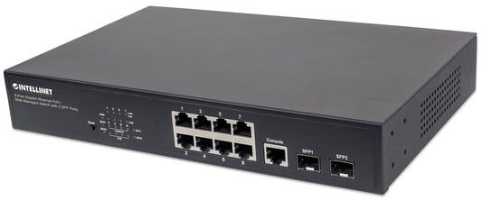 PoE Switch Intellinet WebAdmin GB  8 ptos 30W pto 14