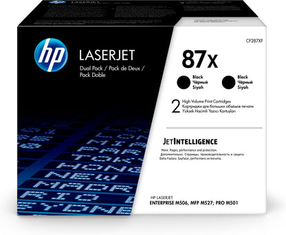 TONER HP 87X NEGRO DUAL PACK