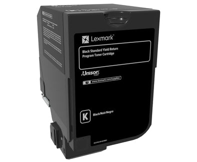 Tóner Lexmark Programa Devolución 7000 Páginas Color Negro